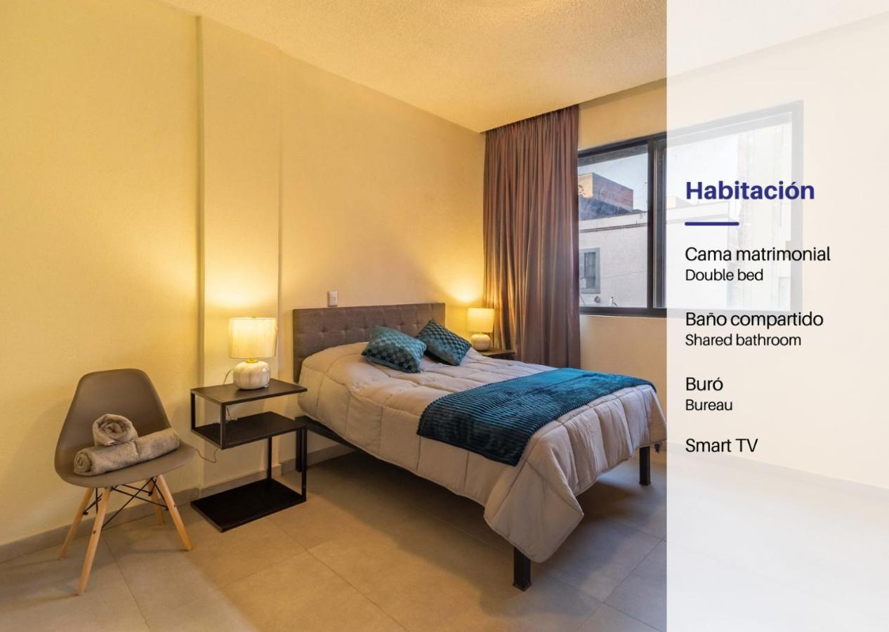 Mexico Historic Center Modern Apartment Bagian luar foto