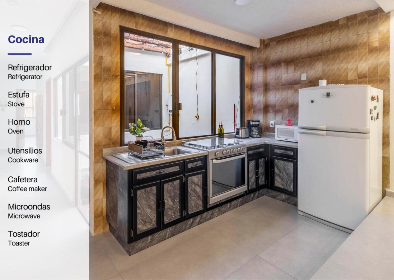 Mexico Historic Center Modern Apartment Bagian luar foto